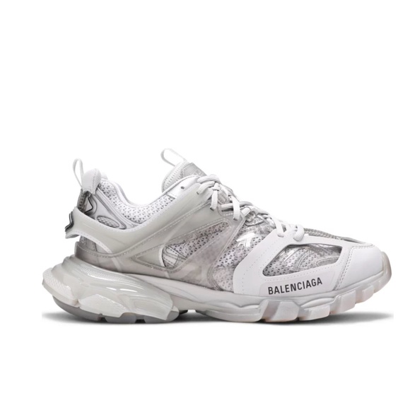 BALENCIAGA Track Sneakers Clear Sole Grey In Gray - Picture 4 of 7